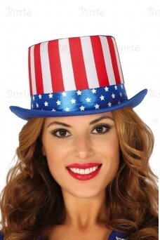 Top hat American flag