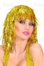 Cyber Tinsel Wig, Gold