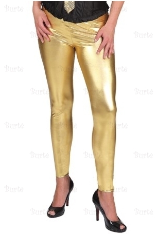 Golden leggings 1