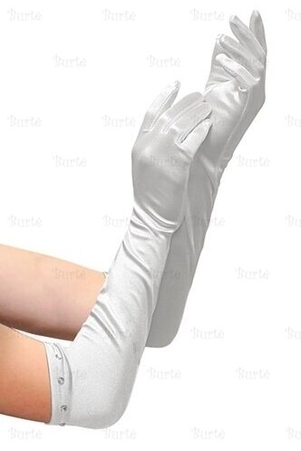 White Long Children's Gloves