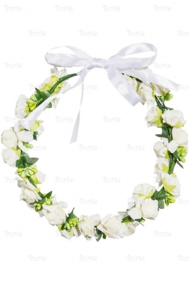 White flower's headband 4