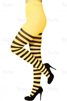 Yellow Striped Tights