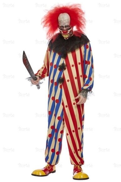 Creepy clown costume
