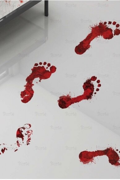 Decoration "Blood Footprints"