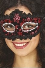 Black and Red Mask