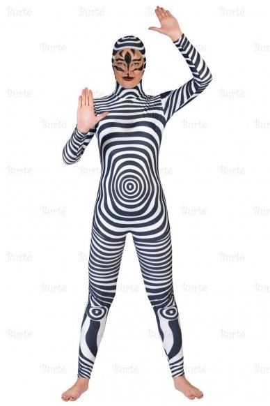 Zebra Second Skin Costume