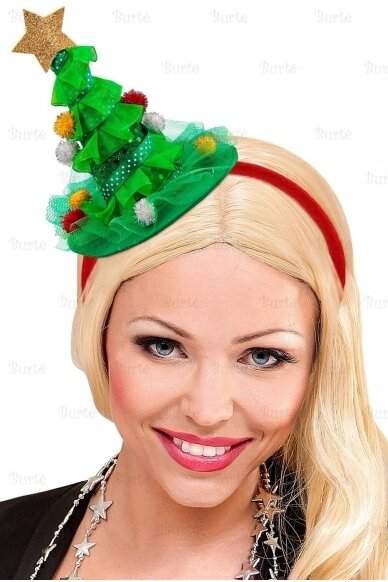 Christmas Tree Headband.