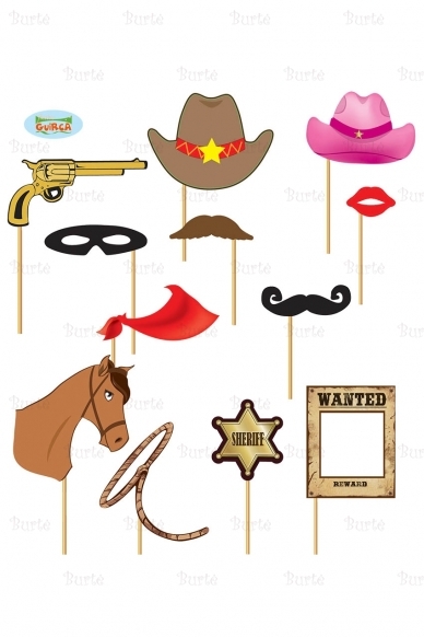 Cowboy photocall set
