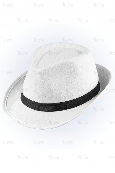 Шляпа гангстера, белая