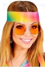 Oranžiniai hipių akiniai