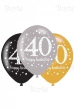 Gimtadienio balionai „40“