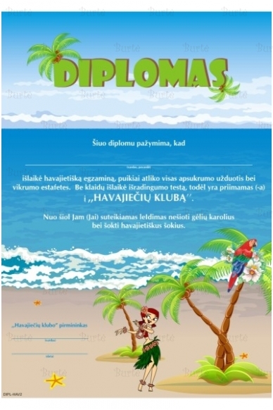 Havajiečio diplomas