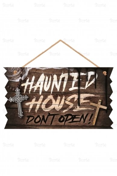 Sign "Hounted House" 1