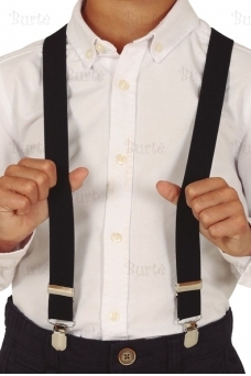 Child black suspenders