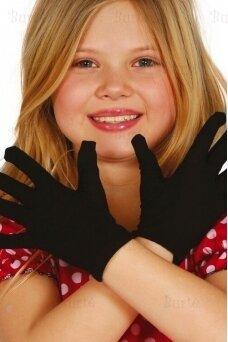 Black children's gloves