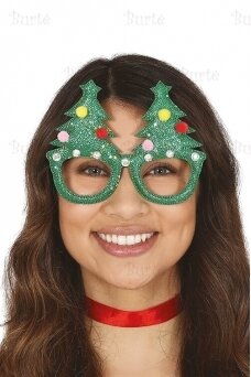 Christmas tree glasses