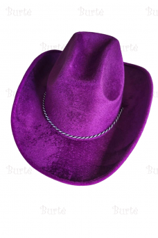 Kaubojaus skrybėlė, violetinė