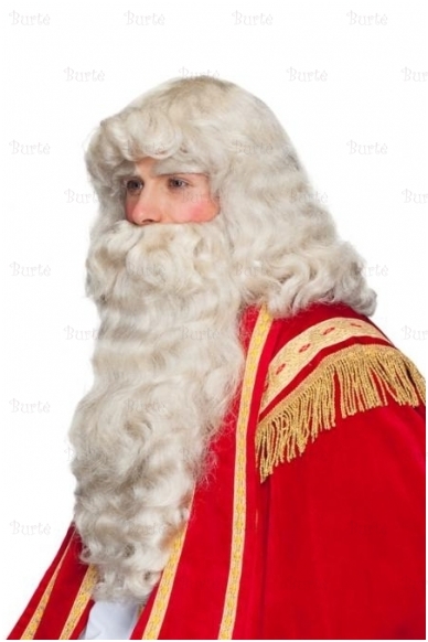 Kalėdų Senelio perukas ir barzda (su antakiais) 3