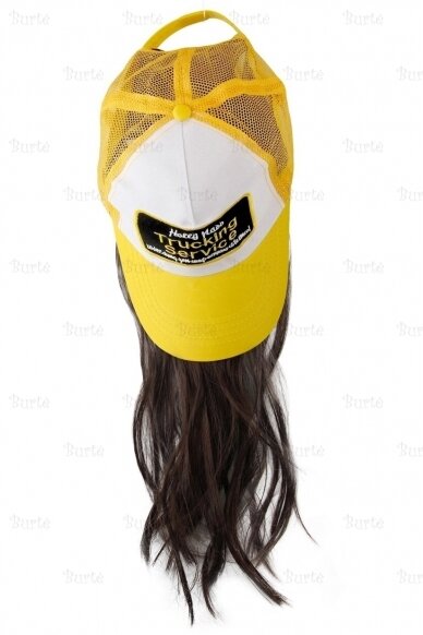 Trucker hat with hair 3