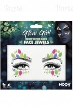 Moon Glow Face Jewels "Glow girl"