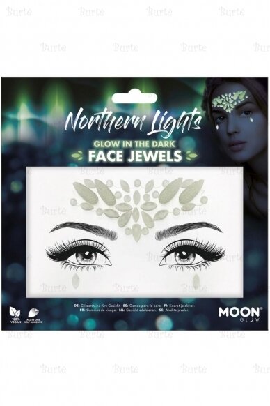 Moon Glow Face Jewels "Northern Lights"