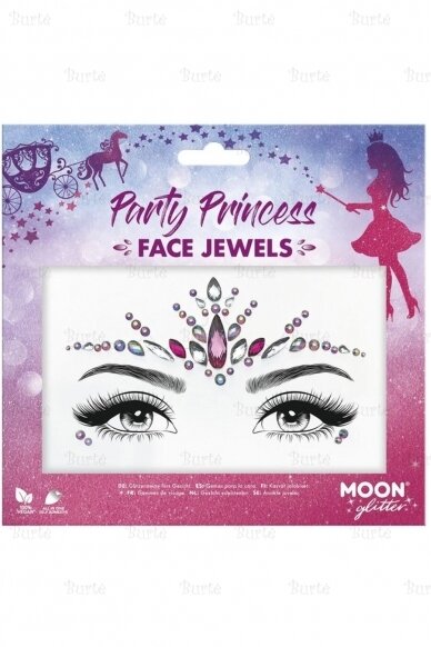 Moon Glitter Face Jewels "Party Princess"