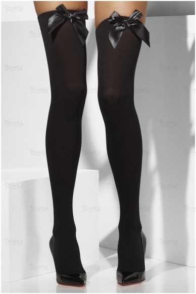 Black hold-ups with a bow 3