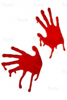 Decoration "Bloody Handprints"