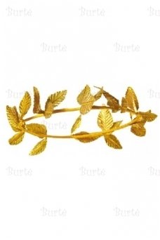 Headband golden leaves