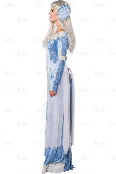 Medieval dress, light blue 4