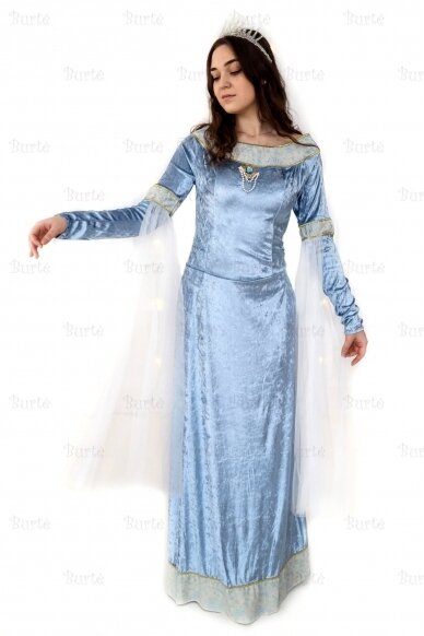 Medieval dress, light blue
