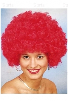 Красный парик клоуна