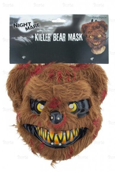 Mask scary bear brown 1