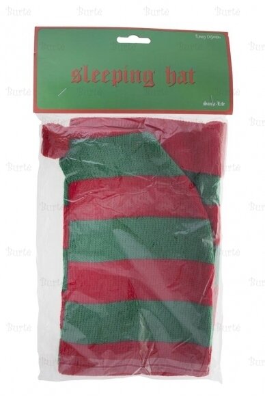 Red Green Striped Christmas Cap 3