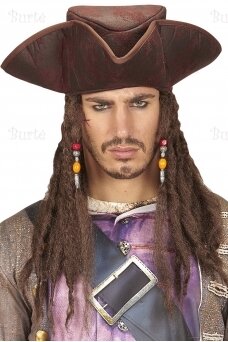 Пиратская шляпа с дредами