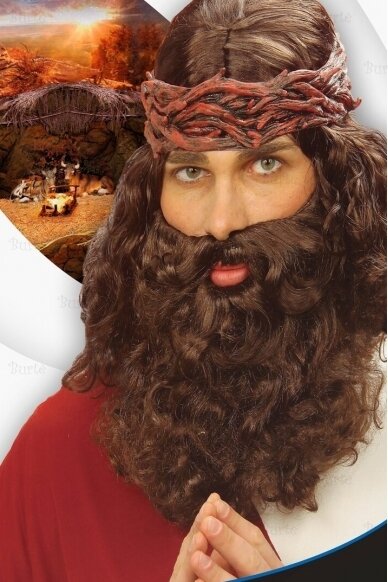 Prophet wig with beard 1
