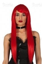 Straight red wig