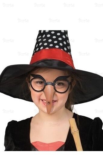 Glasses with witch nose