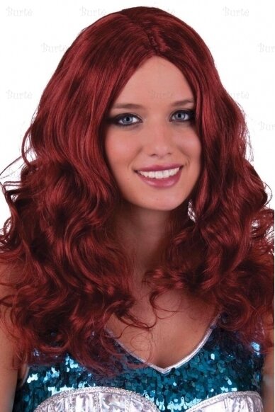 Raudonų plaukų perukas 2