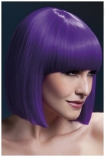 Violetinės spalvos perukas Lola
