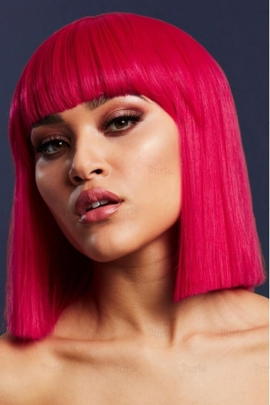 Пурпурно-розовый парик - Лола