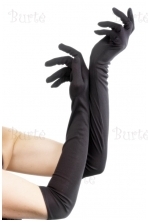 Gloves Long, Black