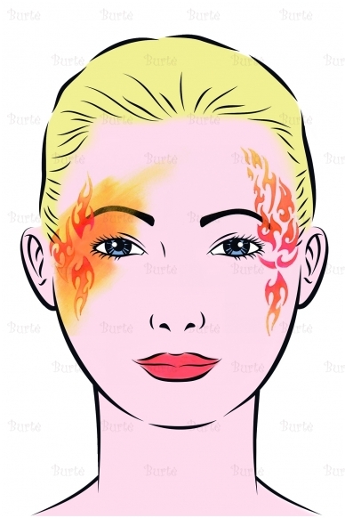 Face painting template 1