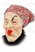Mask Old Woman with headscarf
