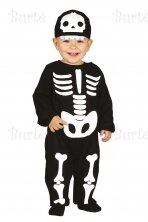 Skeleton baby costume