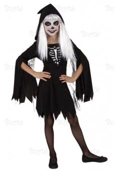 Skeleton Girl Costume with Hood