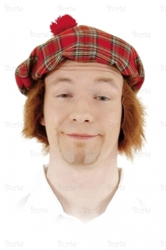 Škoto kepurė su plaukais