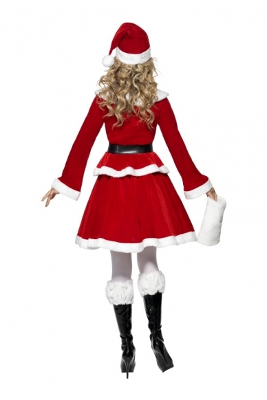 Miss Santa Costume With Muff
