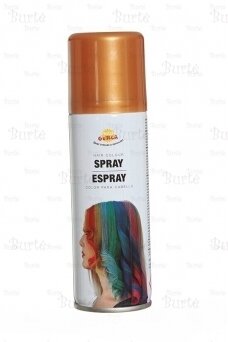 Colour hairspray, gold