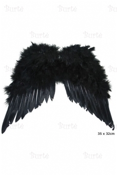 Angel wings, Black